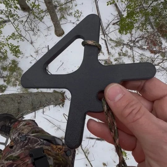 Tree Stand Pull-up Rope Winder for Bow and Gun Hunting